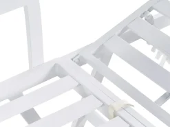 Hot Beliani Set di divani angolari da giardino 5 posti COCCORINO Metallo Verde Bianco Verde