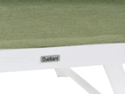 Hot Beliani Set di divani angolari da giardino 5 posti COCCORINO Metallo Verde Bianco Verde