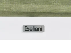 Hot Beliani Set di divani angolari da giardino 5 posti COCCORINO Metallo Verde Bianco Verde