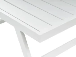 Hot Beliani Set di divani angolari da giardino 5 posti COCCORINO Metallo Verde Bianco Verde