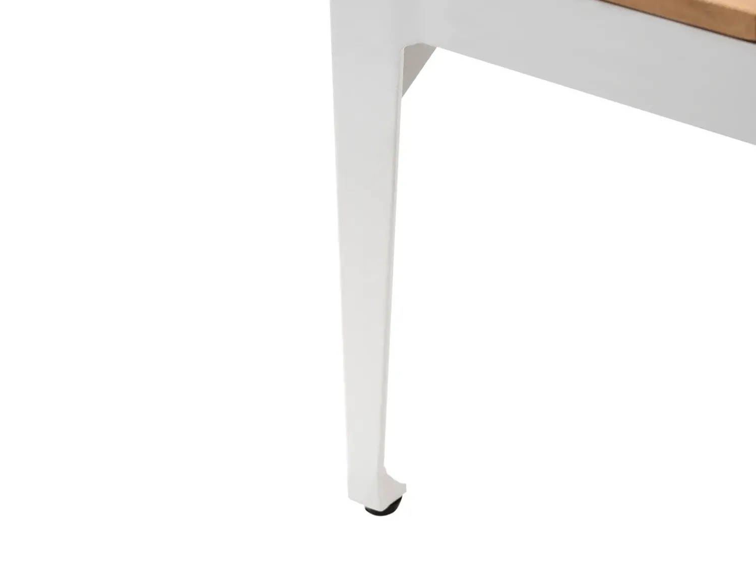 Clearance Beliani Set di divani angolari da giardino 5 posti POSITANO Marrone chiaro Bianco Marrone Marrone