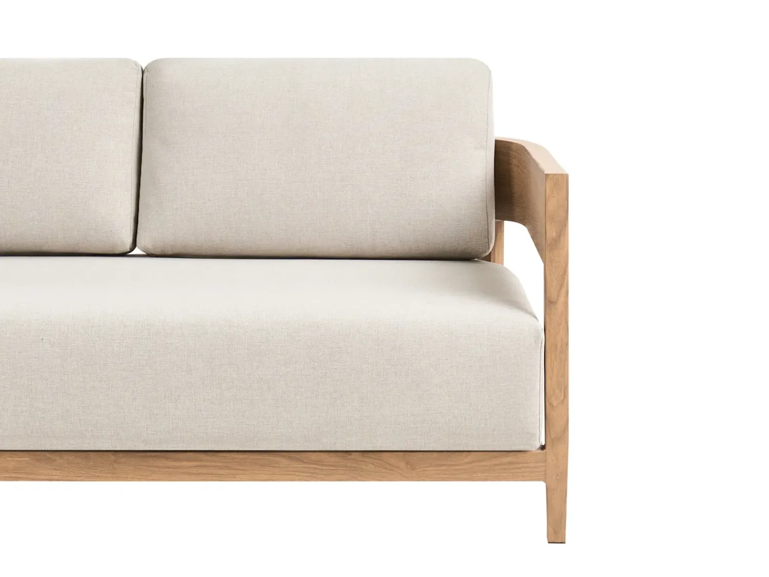 Best Beliani Set di divani angolari da giardino 5 posti SAMPIERI Lato Sinistro Metallo Marrone chiaro Beige Marrone