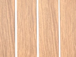 Best Beliani Set di divani angolari da giardino 5 posti SAMPIERI Lato Sinistro Metallo Marrone chiaro Beige Marrone