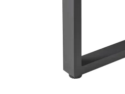 New Beliani Set di divani angolari da giardino 4 posti PIENZA Lato Sinistro Marrone chiaro/Grigio Marrone Grigio Nero