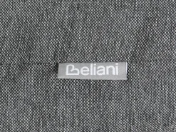 New Beliani Set di divani angolari da giardino 4 posti PIENZA Lato Sinistro Marrone chiaro/Grigio Marrone Grigio Nero