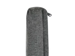 New Beliani Set di divani angolari da giardino 4 posti PIENZA Lato Sinistro Marrone chiaro/Grigio Marrone Grigio Nero