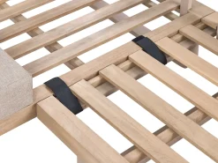 Discount Beliani Set di divani angolari da giardino 5 posti MYKONOS Lato destro Legno di acacia certificato Tortora Beige Marrone
