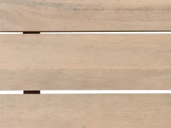 Discount Beliani Set di divani angolari da giardino 5 posti MYKONOS Lato destro Legno di acacia certificato Tortora Beige Marrone