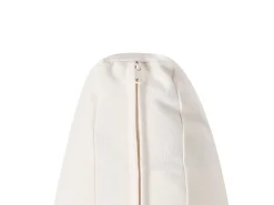 Best Beliani Set di divani angolari da giardino 5 posti FRAZZANO Legno di acacia certificato Bianco sporco Bianco Marrone