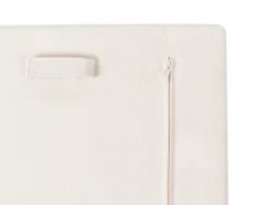 Best Beliani Set di divani angolari da giardino 5 posti FRAZZANO Legno di acacia certificato Bianco sporco Bianco Marrone
