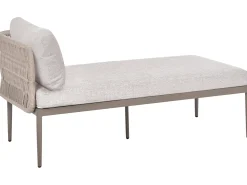 Online Beliani Set di divani angolari da giardino 3 posti LEFFE Metallo Beige