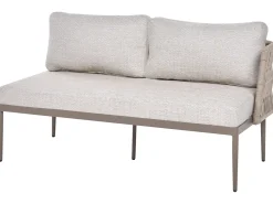 Discount Beliani Set di divani angolari da giardino 3 posti LEFFE Metallo Beige