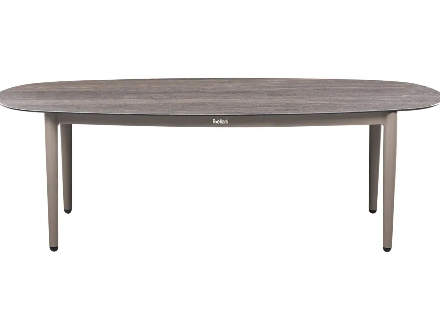 Discount Beliani Set di divani angolari da giardino 3 posti LEFFE Metallo Beige