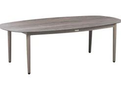 Discount Beliani Set di divani angolari da giardino 3 posti LEFFE Metallo Beige