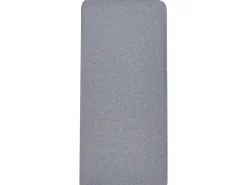Beliani Set di divani angolari da giardino 3 posti LEFFE Metallo Grigio