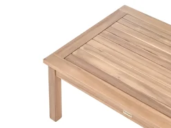 Online Beliani Set di divani angolari da giardino 3 posti ARABBA Lato Sinistro Legno di acacia certificato Grigio Marrone Grigio