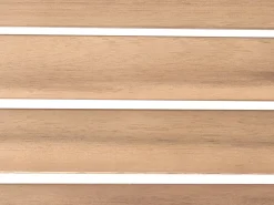 Online Beliani Set di divani angolari da giardino 3 posti ARABBA Lato Sinistro Legno di acacia certificato Grigio Marrone Grigio