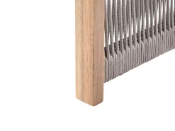 Online Beliani Set di divani angolari da giardino 3 posti ARABBA Lato Sinistro Legno di acacia certificato Grigio Marrone Grigio