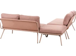 Outlet Beliani Set di divani angolari da giardino 4 posti CACCAMO Marrone