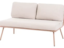Discount Beliani Set di divani angolari da giardino 4 posti CACCAMO Beige Beige Marrone
