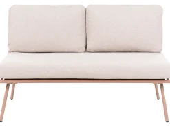 Discount Beliani Set di divani angolari da giardino 4 posti CACCAMO Beige Beige Marrone