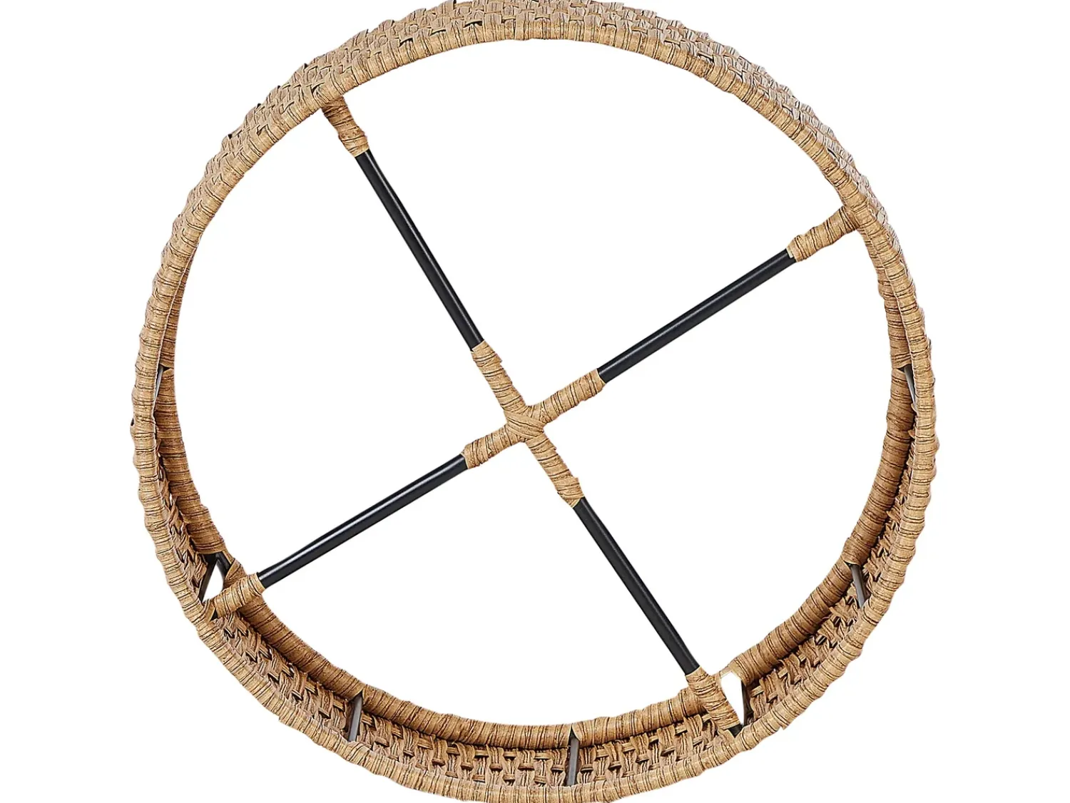 Sale Beliani Set di divani angolari da giardino 4 posti OLIVERI Rattan sintetico (PE) Beige Beige Naturale