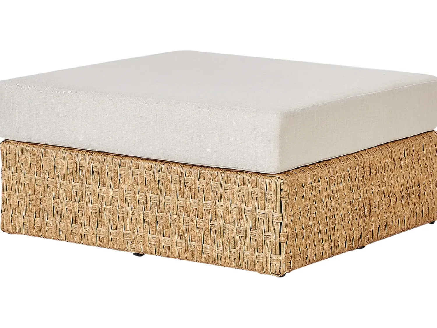 Sale Beliani Set di divani angolari da giardino 4 posti OLIVERI Rattan sintetico (PE) Beige Beige Naturale