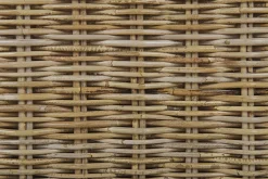 Discount Beliani Set di divani da giardino 4 posti ARDEA Rattan Marrone chiaro Bianco Naturale