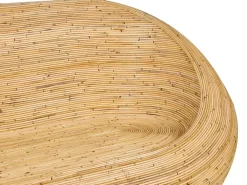 Online Beliani Set di divani da giardino 4 posti MAIORI Rattan Naturale Beige Naturale