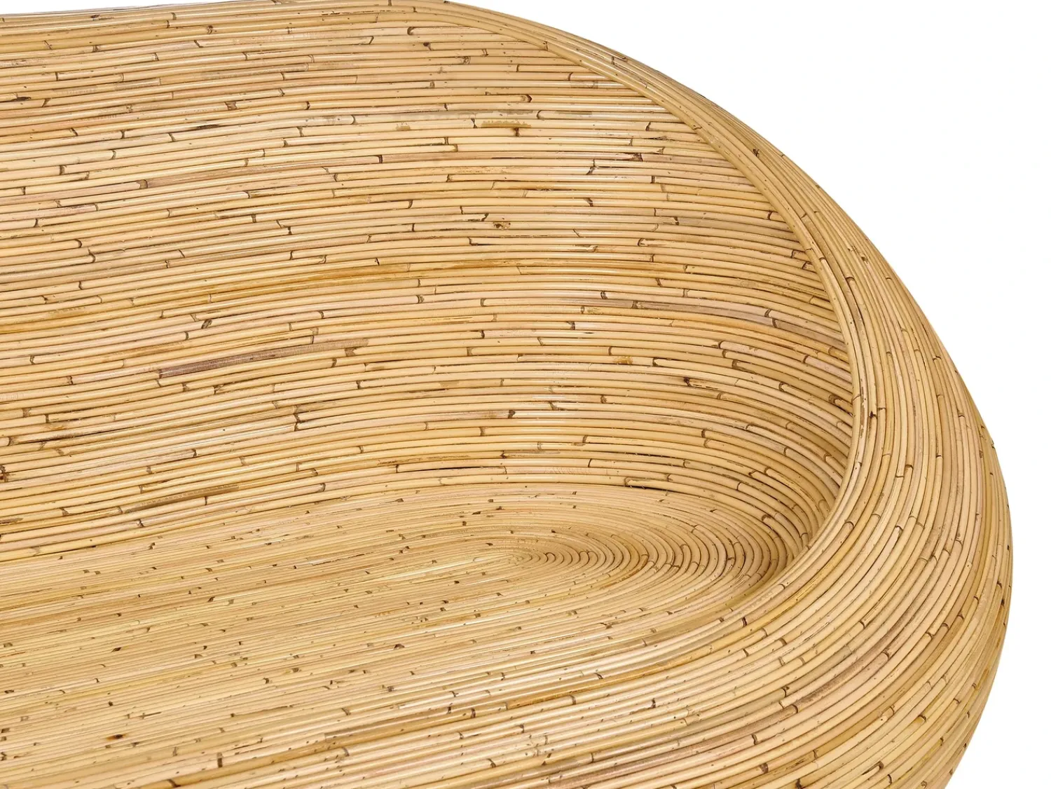 Online Beliani Set di divani da giardino 4 posti MAIORI Rattan Naturale Beige Naturale