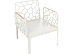 Beliani Set di divani da giardino 4 posti ERICHE Beige chiaro Beige Marrone