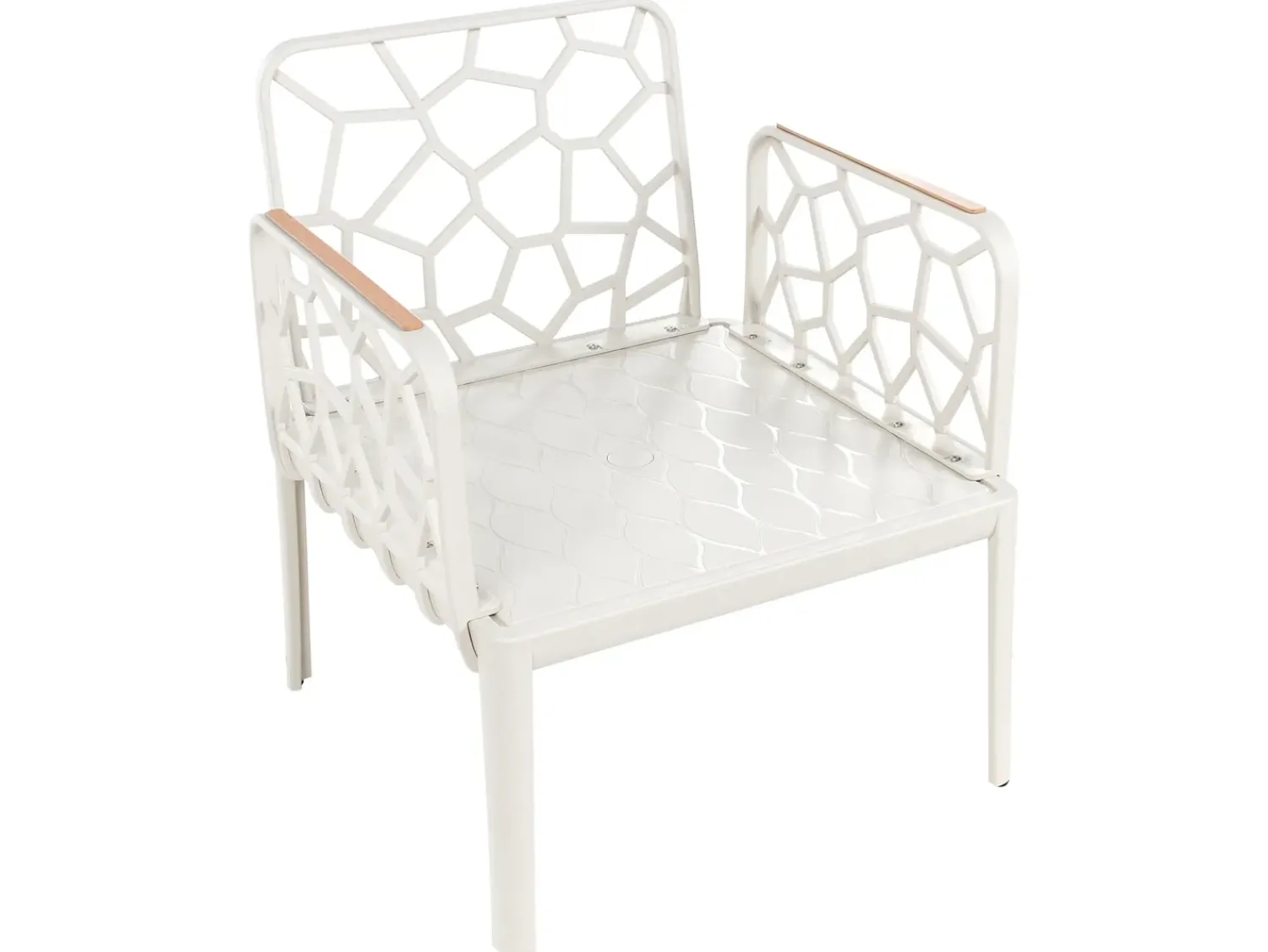 Beliani Set di divani da giardino 4 posti ERICHE Beige chiaro Beige Marrone