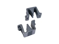 Hot Beliani Set di divani da giardino 4 posti ERICHE Grigio scuro Marrone Grigio