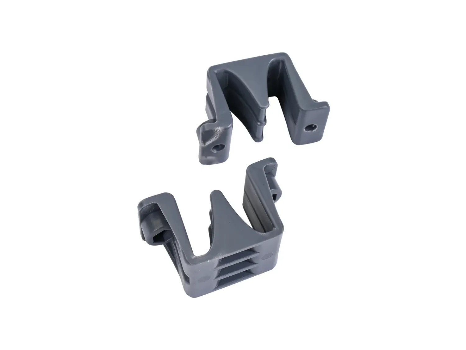 Hot Beliani Set di divani da giardino 4 posti ERICHE Grigio scuro Marrone Grigio