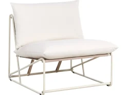 Outlet Beliani Set di divani da giardino 4 posti PICO Metallo chiaro Beige