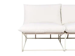 Outlet Beliani Set di divani da giardino 4 posti PICO Metallo chiaro Beige