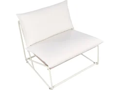 Outlet Beliani Set di divani da giardino 4 posti PICO Metallo chiaro Beige
