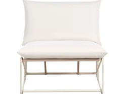 Outlet Beliani Set di divani da giardino 4 posti PICO Metallo chiaro Beige