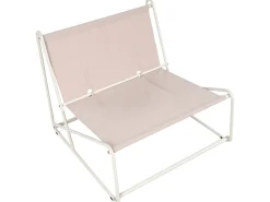 Outlet Beliani Set di divani da giardino 4 posti PICO Metallo chiaro Beige