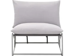 Discount Beliani Set di divani da giardino 4 posti PICO Metallo Grigio