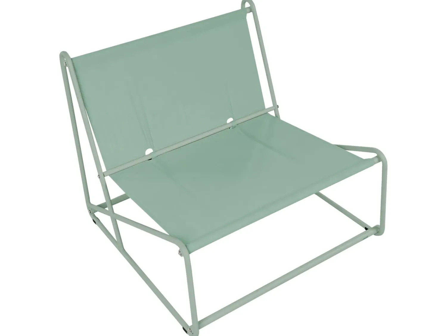 Online Beliani Set di divani da giardino 4 posti PICO Metallo Verde Beige Verde