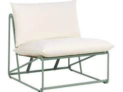 Online Beliani Set di divani da giardino 4 posti PICO Metallo Verde Beige Verde