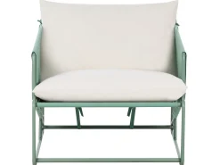 Online Beliani Set di divani da giardino 4 posti PONTE Metallo Verde Beige Verde