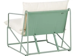 Online Beliani Set di divani da giardino 4 posti PONTE Metallo Verde Beige Verde