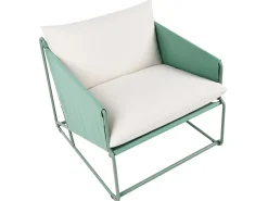Online Beliani Set di divani da giardino 4 posti PONTE Metallo Verde Beige Verde