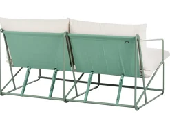 Online Beliani Set di divani da giardino 4 posti PONTE Metallo Verde Beige Verde