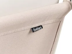 Hot Beliani Set di divani da giardino 4 posti PONTE Metallo Beige chiaro Beige Grigio