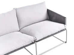 Online Beliani Set di divani da giardino 4 posti PONTE Metallo Grigio
