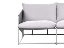 Online Beliani Set di divani da giardino 4 posti PONTE Metallo Grigio
