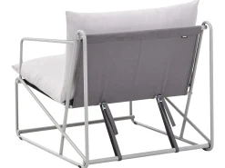 Online Beliani Set di divani da giardino 4 posti PONTE Metallo Grigio